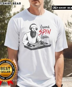Top Osama Bin Laden T-Shirt featuring bold graphic design and statement print, perfect for unique fashion enthusiasts.