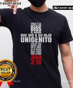 Top Porque De Tal Manera Amo Dios T-Shirt featuring Christian Bible messages in vibrant design for believers.