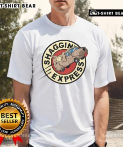 Top Shaggin Express T-Shirt featuring a vibrant design and comfortable fit for casual wear or parties.
