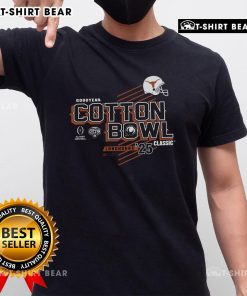 Texas Longhorns College Football Semifinal 2025 Goodyear Cotton Bowl Bound helmet t-shirt showcasing team spirit.
