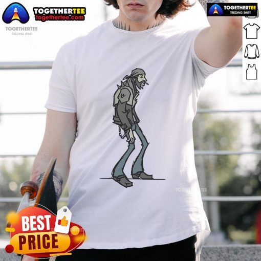 Top Titmouse Stuff Downtown Goat T-Shirt featuring a playful goat graphic, perfect for casual wear and animal lovers.