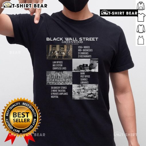 Top Vintage Black Business Black History Month Black Wall Street T-Shirt featuring bold graphic design and rich colors.