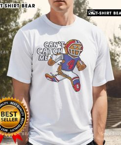 Vintage Can't Catch Me Buffalo Bills 4 James Cook T-Shirt featuring a stylish design for fans of the Buffalo Bills.
