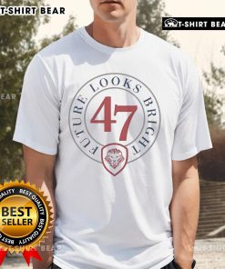 Top VT Inaugural Future Looks Bright 47 T-Shirt featuring vibrant design and bold lettering for a stylish look.