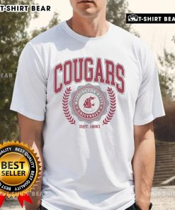 Top Washington State Cougars Team Crest T-Shirt featuring the iconic logo on a stylish, comfortable fabric.