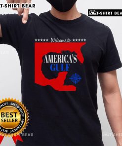 Top Welcome To America's Gulf T-Shirt featuring vibrant graphics and coastal designs, perfect for beach lovers.