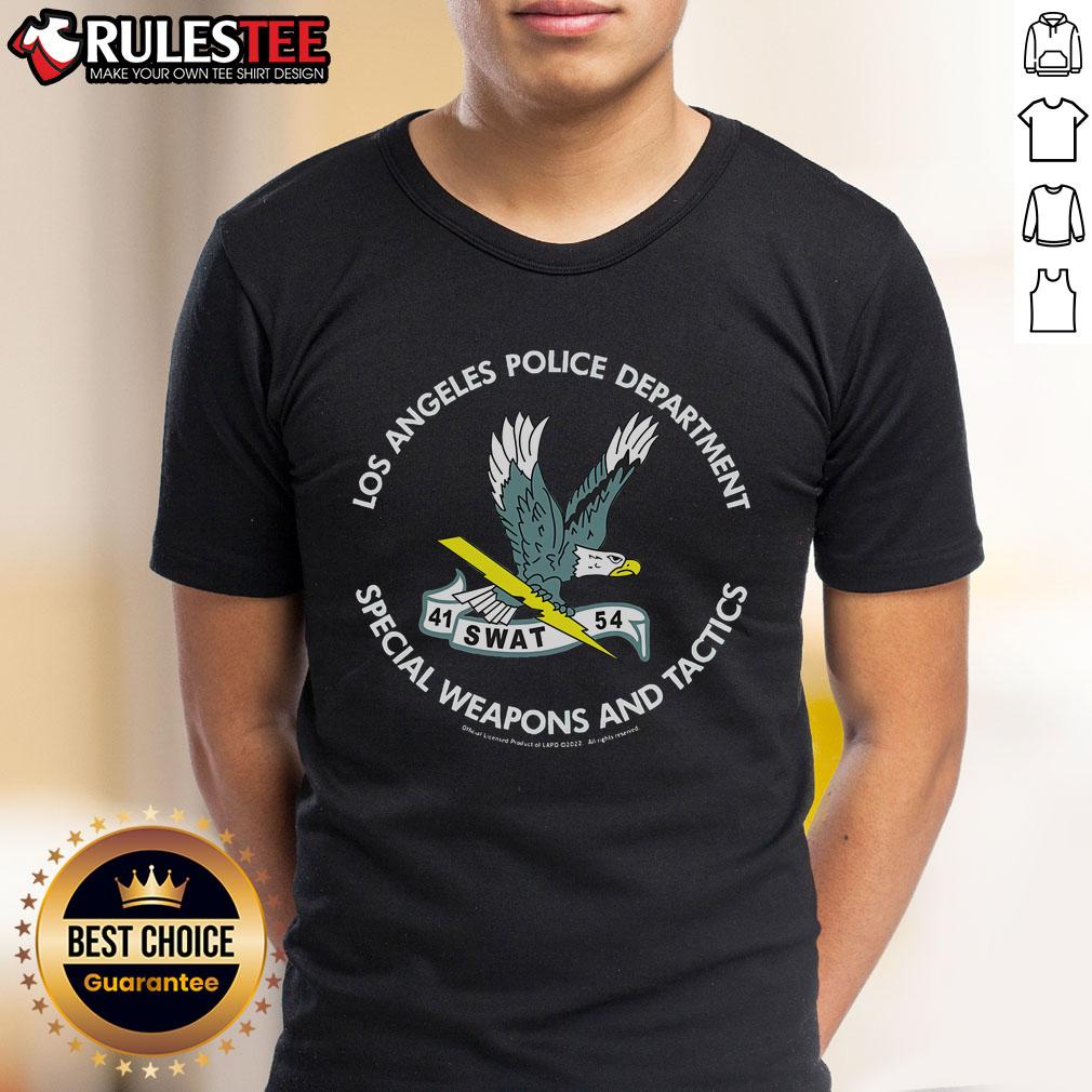 Awesome Lapd Special Weapons And Tactics 41 Swat 54 T Shirt Awesome LAPD Special Weapons and Tactics 41 SWAT 54 T-Shirt featuring a bold design for tactical enthusiasts.