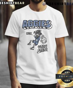 Awesome Aggies Utah State T-Shirt featuring bold graphics and vibrant colors, perfect for fans and alumni.