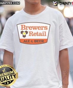 Alt Text: Awesome Brewers Retail Ale & Beer T-Shirt featuring a vibrant graphic design for beer enthusiasts.