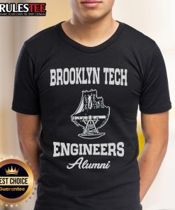 Awesome Brooklyn Tech Engineers Alumni T-Shirt featuring a modern design and bold graphics for proud graduates.