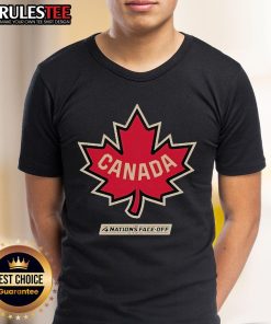 Awesome Canada Levelwear 2025 4 Nations Face-Off Zane T-Shirt featuring vibrant design and comfortable fit for fans.