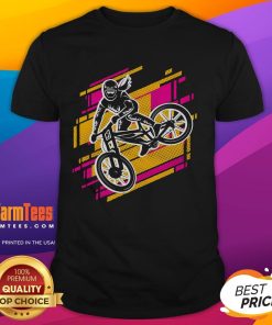 Awesome downhill MTB biking t-shirt featuring a dynamic mountain bike graphic for passionate riders and enthusiasts.