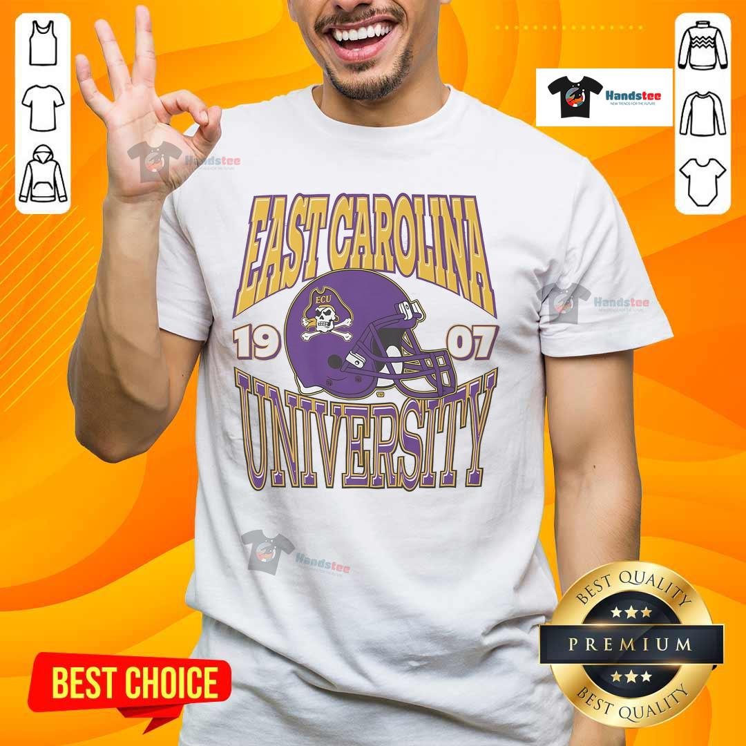 Awesome East Carolina Pirates Classic Team Helmet T Shirt Awesome East Carolina Pirates Classic Team Helmet T-Shirt featuring vibrant graphics of the ECU Pirates helmet design.