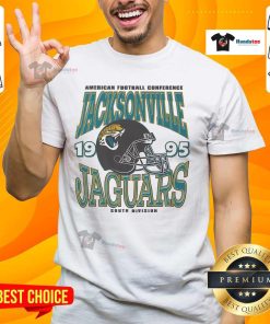 Alt Text: Awesome Jacksonville Jaguars Classic Team Helmet T-Shirt featuring bold team colors and logo for fans and collectors.