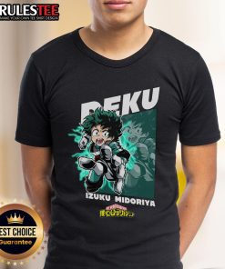 Awesome My Hero Academia Deku Izuku Midoriya T-Shirt featuring vibrant graphics of the beloved anime hero in action.
