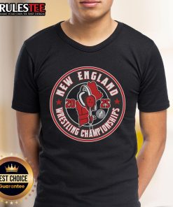 Alt Text: Awesome New England Necsspa Wrestling Championship 2025 T-shirt featuring bold graphics and vibrant colors.