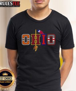 Awesome Ohio Sports Apparel T-Shirt featuring vibrant team colors and a stylish design for passionate fans.