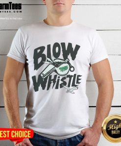 Awesome Philadelphia Eagles Blow The Whistle T-Shirt featuring team colors and logo for fans and game day.