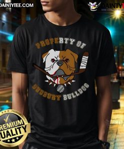 Awesome Sudbury Bulldog T-Shirt showcasing a vibrant design, perfect for fans and supporters of the Sudbury Bulldogs.