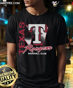 Awesome Texas Rangers Side Arm Baseball Club T-Shirt featuring vibrant team colors and a stylish design for fans.