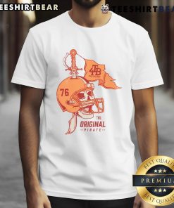 Awesome The 76 Original Pirate T-Shirt featuring a bold pirate graphic and vintage style for adventurous fashion lovers.