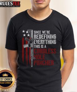 Awesome Cordless Hole Puncher T-Shirt featuring a fun design redefining everything about office supplies.