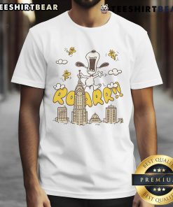 Adorable Beagle Snoopy graphic on a King Kong T-Shirt, perfect for dog lovers and fans of classic cartoons.