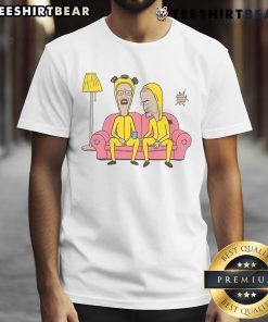 Funny Beavis and Butthead Breaking Bad T-Shirt featuring iconic characters in a humorous, vibrant design.