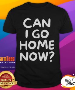 Alt Text: Funny Can I Go Home Now T-Shirt design featuring humorous text, perfect for casual wear and expressing playful sentiments.