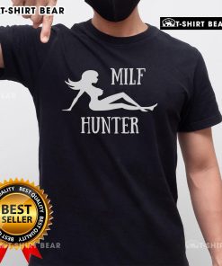 Funny Hot Milf Hunter T-Shirt featuring a humorous design perfect for casual wear and playful gifting for adults.