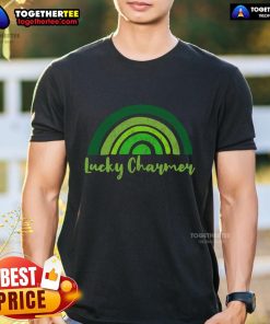 Funny Lucky Charmer St. Patrick's Day T-Shirt featuring a playful design perfect for celebrating Irish culture.