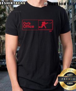 Alexander Ovechkin Ovis Office T-Shirt featuring vibrant graphics and a stylish design for hockey fans.