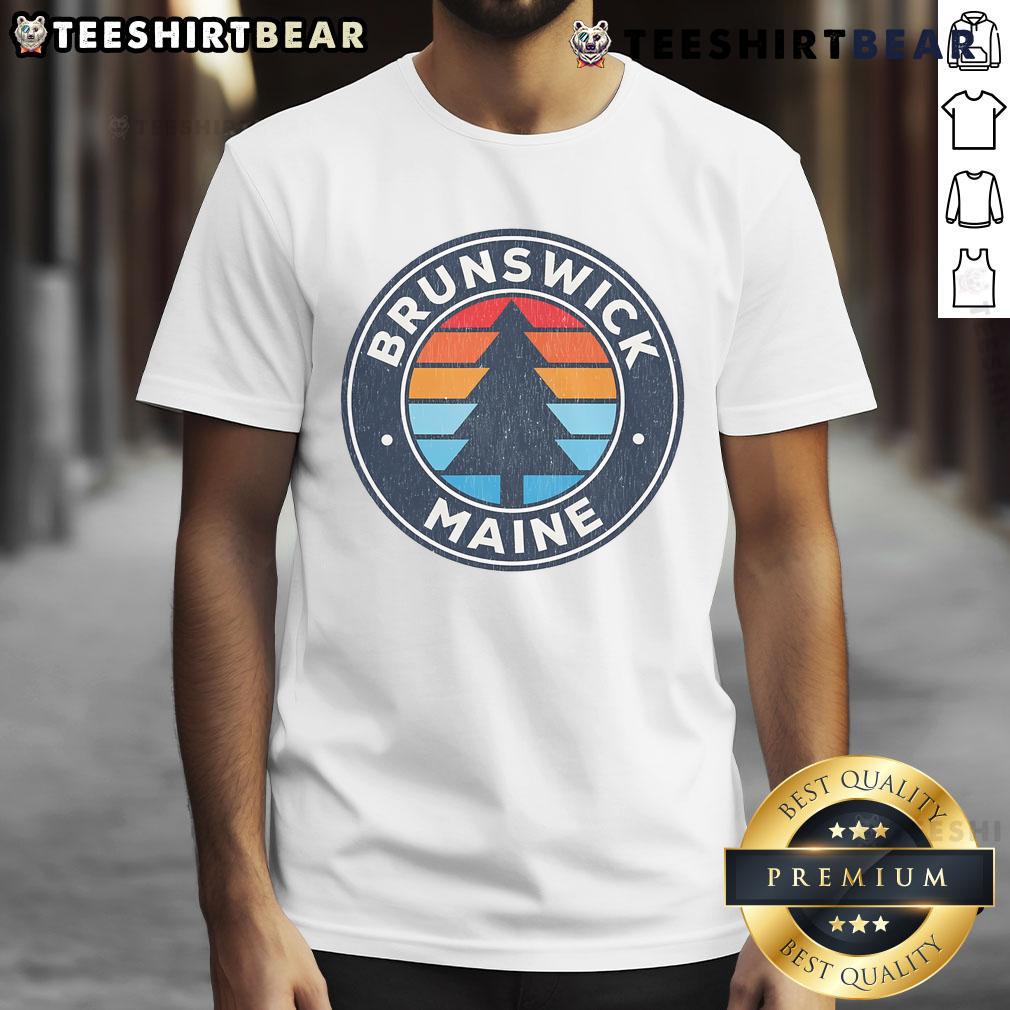 Good Brunswick Maine Me Vintage Retro 70S T Shirt Vintage retro 70s T-shirt featuring 'Good Brunswick Maine Me' design, perfect for nostalgic fashion lovers.