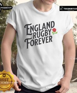 Good English Rugby England Forever T-Shirt featuring bold graphics, perfect for rugby fans supporting England.
