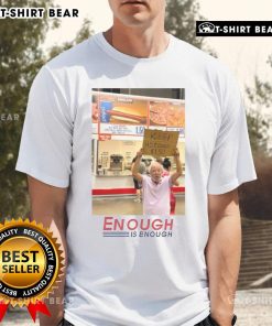 Good Enough Is Enough Keep Hot Dogs $1.50 Costco T-Shirt promoting Costco's iconic hot dog deal in a fun design.