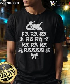 Good Fa Ra Ra Christmas Duck T-Shirt featuring a festive duck design, perfect for holiday celebrations and gifts.