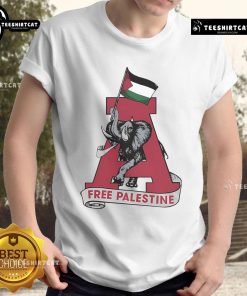 Good Free Palestine Unity T-Shirt featuring a design connecting Alabama to Palestine, promoting solidarity and support.