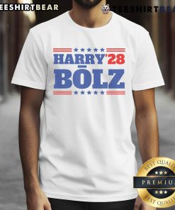 Good Harry Bolz 2028 funny political meme T-shirt featuring a humorous cartoon design and bold text.