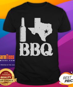 Good I Love Texas BBQ T-Shirt featuring a bold design celebrating Texas barbecue culture and cuisine.