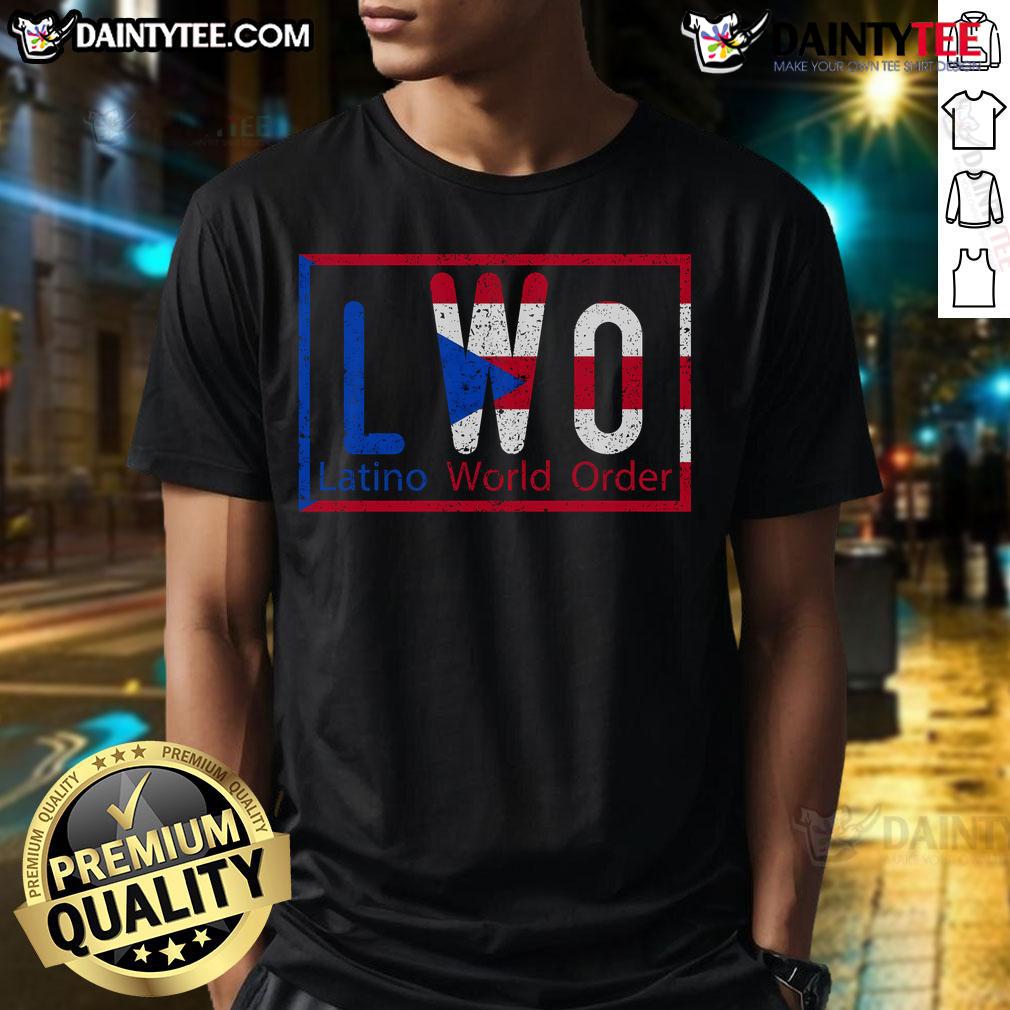 Good Lwo Latino World Order Puerto Rico T Shirt Good Lwo Latino World Order Puerto Rico T-Shirt featuring vibrant colors and bold graphics, perfect for fans and collectors.