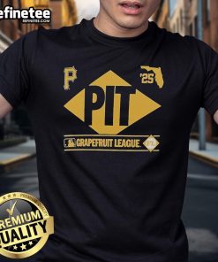 Good Pittsburgh Pirates 2025 Spring Training Grapefruit League True Icon T-Shirt featuring team logo and vibrant colors.
