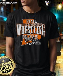 Good Riil Wrestling States T-Shirt featuring bold graphics and a comfortable fit for wrestling fans and athletes.