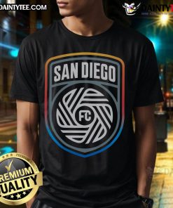 Good San Diego FC '25 T-shirt featuring vibrant team colors and logo, perfect for fans of San Diego FC soccer.
