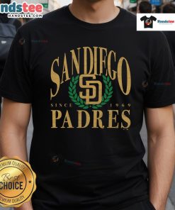Good San Diego Padres Pitchout Since 1969 T-Shirt featuring vintage baseball design and team colors for fans.