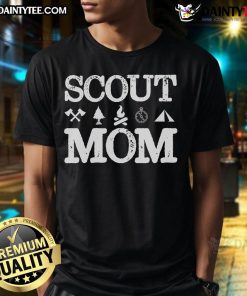 Good Scout Mom T-Shirt for camping, showcasing support for scouting troops with a stylish design for proud scouting moms.