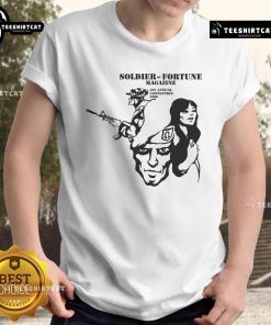 Good Soldier Of Fortune Magazine 1st Annual Convention 1980 T-Shirt featuring vintage graphics and bold lettering.