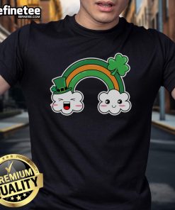 Good St Patrick's Day Irish Rainbow T-Shirt featuring vibrant colors and festive design, perfect for celebrating the holiday.