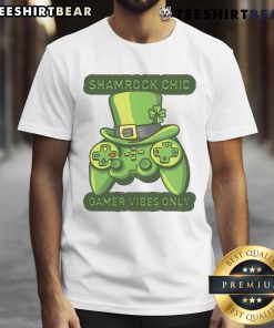Alt Text: Good St Patrick's Day Irish-American tradition gaming gamer T-shirt design featuring festive graphics and vibrant colors.