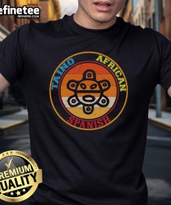 Good Taino African Spanish Puerto Rico Coqui T-Shirt showcasing Puerto Rican roots with vibrant colors and cultural design.