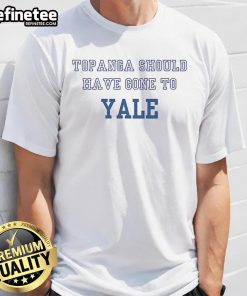 Good Topanga Should Have Gone To Yale T-Shirt featuring a stylish design perfect for fans of Boy Meets World.